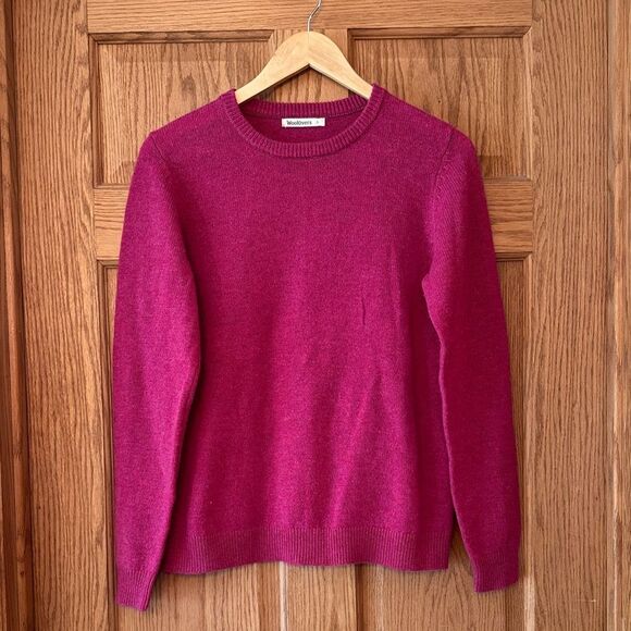 WOOLOVERS Lambswool Crewneck Pullover Sweater - Picture 2 of 9